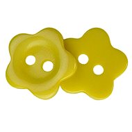 Bellatex G - button 15mm flower yellow - 1966 - Button
