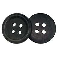 Bellatex G - button 15mm black and grey - 19 - Button