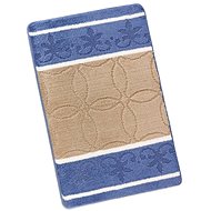 BELLATEX Bany 60 × 100 cm ornament blue-beige - Bath Mat