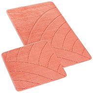 BELLATEX Bany set 60 × 100 cm + 60 × 50 cm arches salmon - Bath Mat