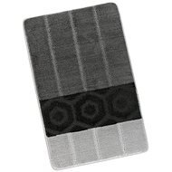 BELLATEX Bany 60 × 100 cm pruhy sivo-čierna - Kúpeľňová predložka