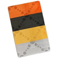 BELLATEX Bany 60 × 100 cm rays grey-orange - Bath Mat