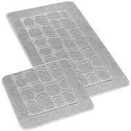 Bellatex Set Bany 60 × 100 cm + 60 × 50 cm 760/011 tiles light grey - Bath Mat