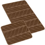 Bellatex Bany set 60 × 100 cm + 60 × 50 cm 760/013 cob brown - Bath Mat