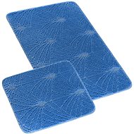Bellatex Bany set 60 × 100 cm + 60 × 50 cm 760/014 cornflower dark blue - Bath Mat