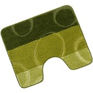Bellatex Bany pattern 60 × 50 cm 810/002 ellipses green - Toilet Mat