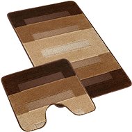 Bellatex Bany set 60 × 100 cm + 60 × 50 cm 810/005 parquet pattern brown - Bath Mat