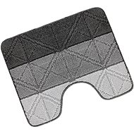 Bellatex Bany pattern 60 × 50 cm 810/006 triangles grey - Toilet Mat