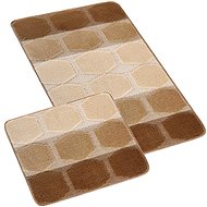 Bellatex Bany set 60 × 100 cm + 60 × 50 cm 760/016 honeycomb beige - Bath Mat