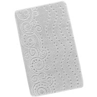 Bellatex Bany Uni 60 × 100 cm 810/012 ornament light grey - Bath Mat