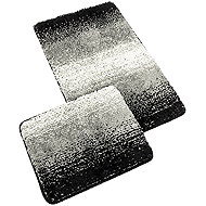 Bellatex Bathroom set Bany Silver 60 × 100 cm + 60 × 50 cm 425/001 black - Bath Mat