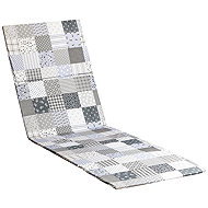 BELLATEX Beach lounger - cushion 4223/241 55 × 195 cm patchwork grey - Cushion