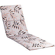 BELLATEX Beach lounger - cushion 4223/945 55 × 195 cm leaves grey - Cushion