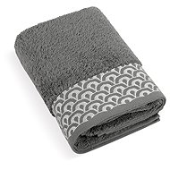 BELLATEX Terry towel Lace 500 g K/344 dark grey 50 × 100 cm - Towel
