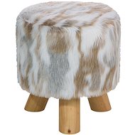 Měkká kožešinová podnožka TEXAS, 58722 - Footstool
