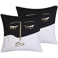 BELIANI, Sada 2 polštářů 45 x 45 vícebarevná ABELIA, 257239 - Pillow