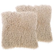 BELIANI, Sada 2 polštářů 45 x 45 cm béžová CIDE, 257547 - Pillow