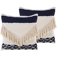 BELIANI, Sada 2 bavlněných polštářů 45 x 45 béžová SOFCA, 258820 - Pillow