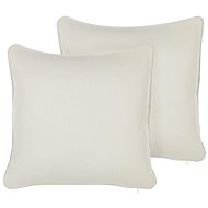 BELIANI, Sada 2 polštářů 45 x 45 cm bílá HELIOTROPE, 307657 - Pillow