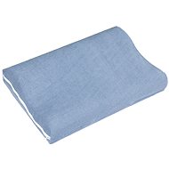 BELLATEX Anatomical terry polo 2002/044 45 × 30 blue-grey - Pillow