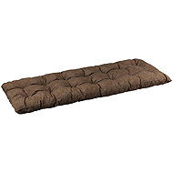 Bellatex Bench seat 41/018 quilted 40 × 140 cm Uni, brown - Cushion