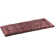 Bellatex Bench seat 41/032 quilted 40 × 140 cm Uni, burgundy - Cushion