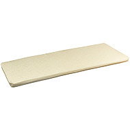 Bellatex Bench seat 34/003 smooth zipped 40 × 120 cm Uni, off-white - Cushion