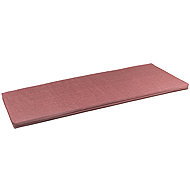 Bellatex Bench seat 34/010 smooth zipped 40 × 150 cm Uni, pink - Cushion