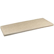 Bellatex Bench seat 34/013 smooth zipped 40 × 150 cm Uni, cappuccino - Cushion