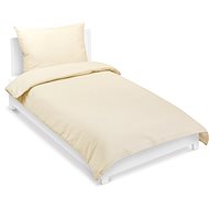 BELLATEX Krep 80/300 Uni beige 140 × 200, 70 × 90 cm - Bed Linen