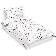 BELLATEX Krep 80/305 brown flower 140 × 220, 70 × 90 cm - Bed Linen