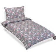 Bellatex Bedding Junior 90/087 unicorn with swan 140 × 200 cm, 70 × 90 cm - Bed Linen