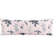 BELLATEX Cover - spare husband pillow 45 × 120 cm, meadow grey, pink - Pillowcase