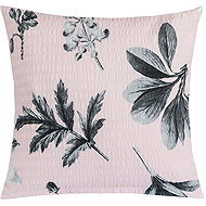 BELLATEX Linen 40 × 40 cm, meadow grey, pink - Pillowcase