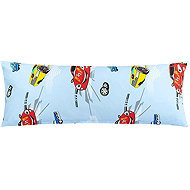 BELLATEX Cover - spare husband pillow 55 × 180 cm, racing car blue - Pillowcase