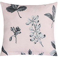 BELLATEX Linen 40 × 40 cm, meadow grey, pink - Pillowcase