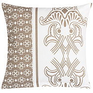 BELLATEX Linen 40 × 40 cm, coffee ornament - Pillowcase