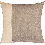 BELLATEX Linen 40 × 40 cm, coffee, beige - Pillowcase