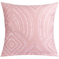 BELLATEX Linen 94/325B 40 × 40 cm ornament old pink glossy - Pillowcase