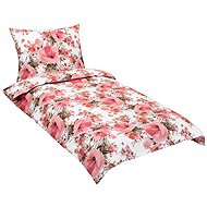 BELLATEX Linen cotton 90 / 234 hibiscus flowers 140 × 200 cm, 70 × 90 cm - Bed Linen