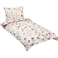 BELLATEX Linen cotton 90 / 391 meadow flowers 140 × 200 cm, 70 × 90 cm - Bed Linen