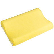 BELLATEX Cover - anatomical terry pillow, 45 × 30 cm, 006 yellow - Pillowcase