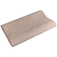 BELLATEX Cover - anatomical pillow Lux terry 60 × 33 cm, 13 coffee - Pillowcase