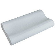 BELLATEX Cover - anatomical pillow Lux terry 60 × 33 cm, 42 light gray - Pillowcase
