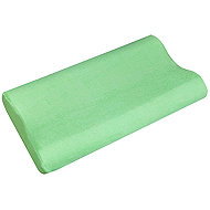 BELLATEX Cover - anatomical pillow Lux terry 60 × 33 cm, 52 light green - Pillowcase