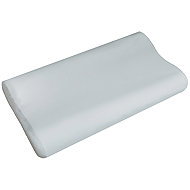 BELLATEX Cover - anatomical pillow Lux Jersey 60 × 33 cm, 42 light gray - Pillowcase