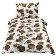 Bellatex Hotel program Linen included, brown honeycomb - Bed Linen