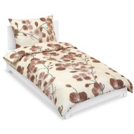 BELLATEX Linen cotton 90 / 321 beige garden 140 × 200, 70 × 90 - Bed Linen