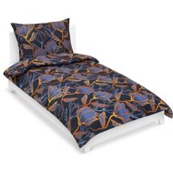 BELLATEX Linen cotton 90 / 539 midnight flower 140 × 200, 70 × 90 - Bed Linen