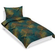 BELLATEX Linen cotton 90 / 674 fern green 140 × 200, 70 × 90 - Bed Linen